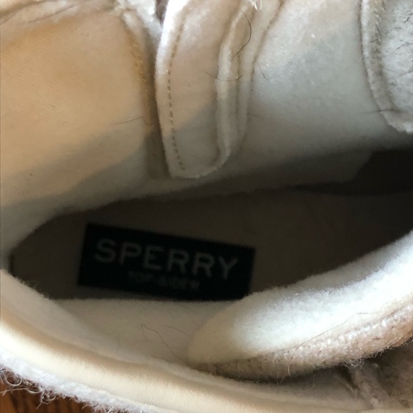 Sperry Saltwater Duck Boots Cream - Picture 7 of 11